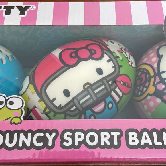 New Sanrio Hello Kitty Bouncy Sport Balls Kids Toys - Picture 4 of 12